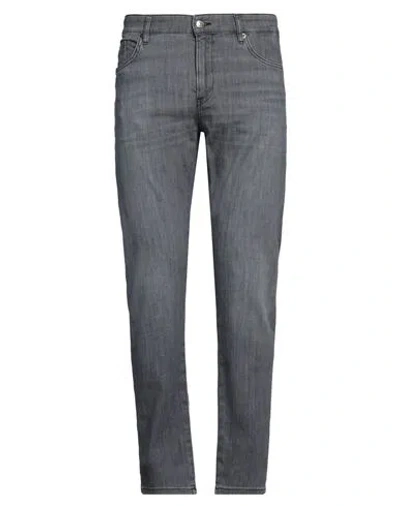 Hugo Boss Boss Man Jeans Grey Size 32w-32l Cotton, Elastomultiester, Elastane