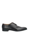 Hugo Boss Colby Mens Leather Derby Shoes With Embossed Logo Nos Uk8 Eu42 In Black