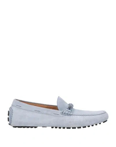 Hugo Boss Boss Man Loafers Light Blue Size 9 Leather