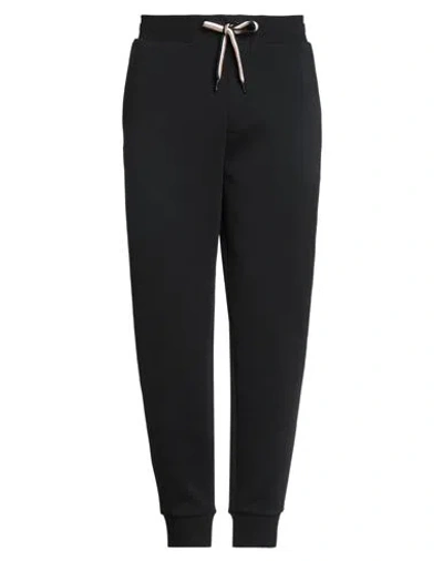 HUGO BOSS BOSS MAN PANTS BLACK SIZE XXL PAPER, POLYESTER, ELASTANE