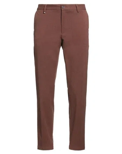 Hugo Boss Boss Man Pants Brown Size 38 Polyester, Viscose, Elastane