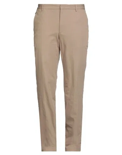Hugo Boss Boss Man Pants Camel Size 40 Cotton, Polyamide, Elastane In Brown