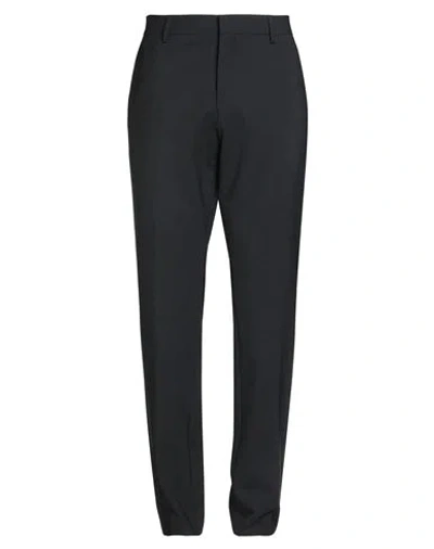 Hugo Boss Boss Man Pants Charcoal Size 44 Virgin Wool, Elastane In Blue