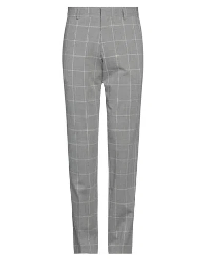 Hugo Boss Boss Man Pants Grey Size 42 Polyester, Wool, Elastane In Gray