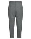 Hugo Boss Boss Man Pants Lead Size 38 Wool, Polyester, Viscose, Polyamide, Elastane In Gray
