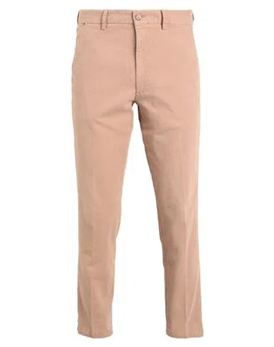 Hugo Boss Boss Man Pants Camel Size 34 Cotton, Lyocell, Elastane In Beige