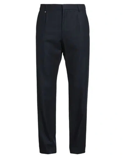Hugo Boss Boss Man Pants Midnight Blue Size 34 Recycled Wool, Polyamide