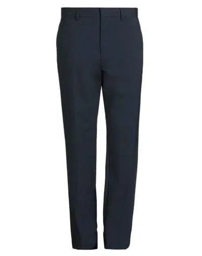 Hugo Boss Boss Man Pants Midnight Blue Size 38l Virgin Wool, Elastane