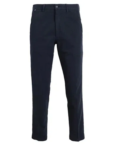Hugo Boss Boss Man Pants Navy Size 42 Cotton, Lyocell, Elastane In Navy Blue