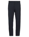Hugo Boss Boss Man Pants Navy Size 38 Virgin Wool, Elastane In Navy Blue