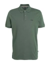 Hugo Boss Pallas Regular-fit Polo Shirt In Cotton With Embroidered Logo In Light Green