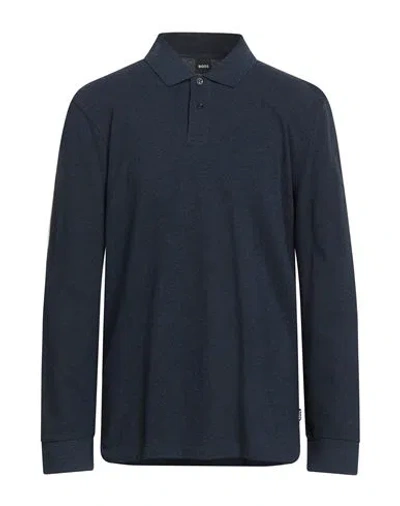 Hugo Boss Boss Man Polo Shirt Navy Size 3xl Cotton In Blue