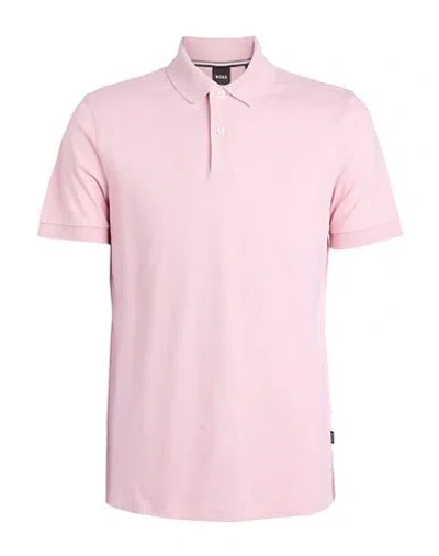 Hugo Boss Boss Man Polo Shirt Pink Size Xl Cotton