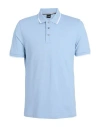 Hugo Boss Boss Polo Shirt With Contrasting Edges In Blue