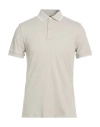 Hugo Boss Boss Man Polo Shirt Taupe Size Xl Cotton, Elastane In Neutral
