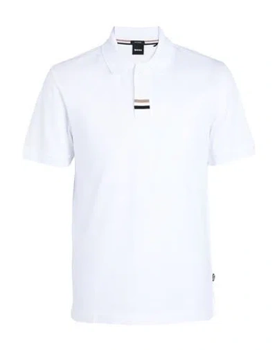 Hugo Boss Boss Man Polo Shirt White Size Xl Cotton