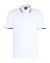 Hugo Boss Boss Parlay 190 Polo T Shirt White In Brown