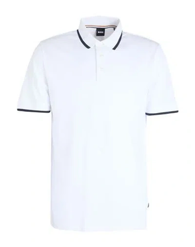 Hugo Boss Boss Man Polo Shirt White Size Xl Cotton