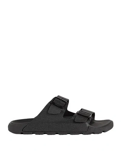 Hugo Boss Boss Man Sandals Black Size 9 Rubber