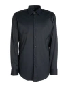 Hugo Boss Robbie Regular Fit Button-up Performance Shirt In Black