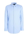 Hugo Boss Boss Man Shirt Light Blue Size 15 Polyamide, Elastane