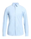 Hugo Boss Boss Man Shirt Sky Blue Size 15 ½ Polyamide, Elastane