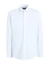 Hugo Boss Boss Man Shirt White Size 16 Polyamide, Elastane