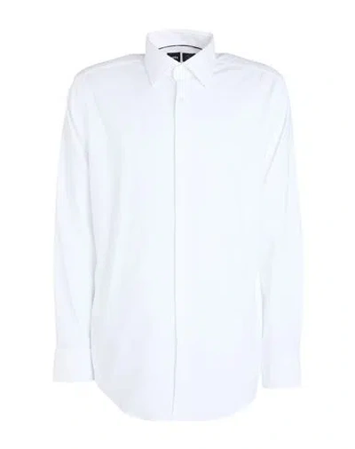 Hugo Boss Boss Man Shirt White Size 17 ½ Polyamide, Elastane