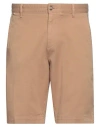 Hugo Boss Boss Man Shorts & Bermuda Shorts Camel Size 30 Cotton, Elastane In Beige