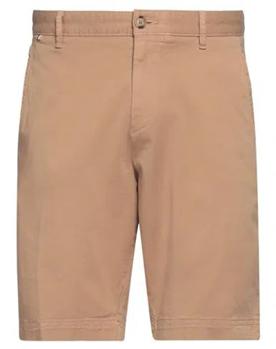 Hugo Boss Boss Man Shorts & Bermuda Shorts Camel Size 30 Cotton, Elastane In Beige