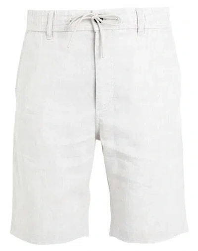 Hugo Boss Boss Man Shorts & Bermuda Shorts Ivory Size 32 Linen, Recycled Polyester In White