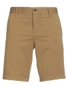 Hugo Boss Boss Man Shorts & Bermuda Shorts Khaki Size 32 Cotton, Elastane In Beige