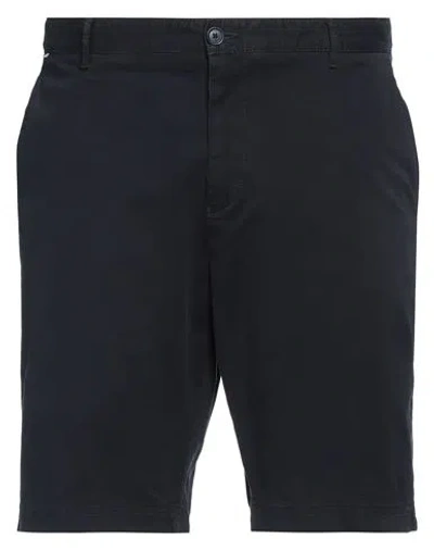 Hugo Boss Boss Man Shorts & Bermuda Shorts Midnight Blue Size 38 Cotton, Elastane In Blue