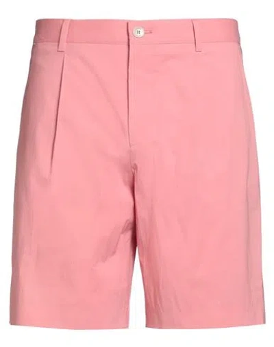 Hugo Boss Boss Man Shorts & Bermuda Shorts Pink Size 36 Cotton, Elastane