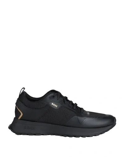 Hugo Boss Boss Man Sneakers Black Size 8 Textile Fibers