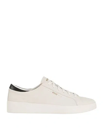 Hugo Boss Boss Man Sneakers Light Grey Size 9 Leather