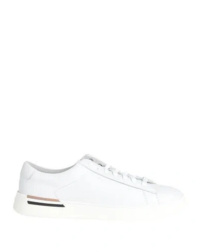 Hugo Boss Boss Man Sneakers Off White Size 9 Leather