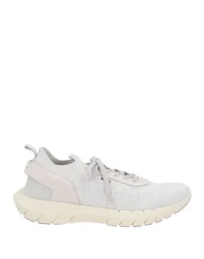 Hugo Boss Boss Man Sneakers Off White Size 9 Textile Fibers In Gray