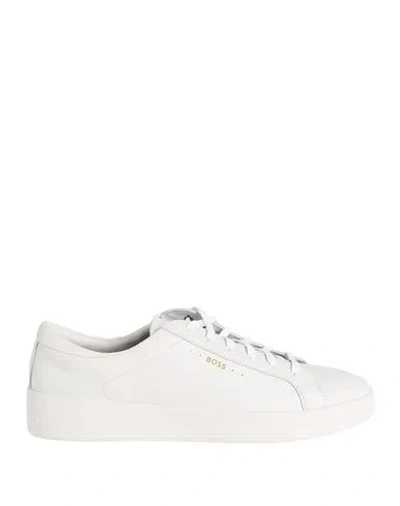 Hugo Boss Boss Man Sneakers White Size 9 Leather