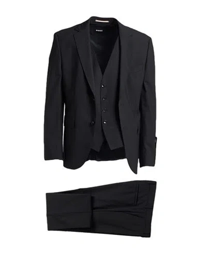 Hugo Boss Boss Man Suit Black Size 40 Virgin Wool, Elastane