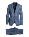 Hugo Boss Boss By  Men's Slim-fit Micro-patterned Jacket In Blue