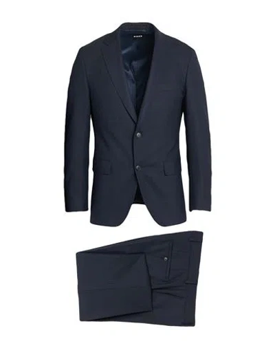 Hugo Boss Boss Man Suit Midnight Blue Size 36 Polyester, Virgin Wool, Elastane