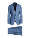 Hugo Boss Boss Huge Virgin Wool Suit In Blue