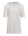 Hugo Boss Boss Man Sweater Beige Size Xl Linen In White