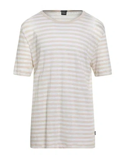 Hugo Boss Boss Man Sweater Beige Size Xl Linen In White