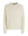 Hugo Boss Boss Man Sweater Beige Size Xl Wool, Polyamide In Beige