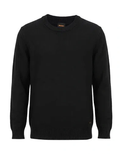 Hugo Boss Boss Man Sweater Black Size S Cotton, Polyester