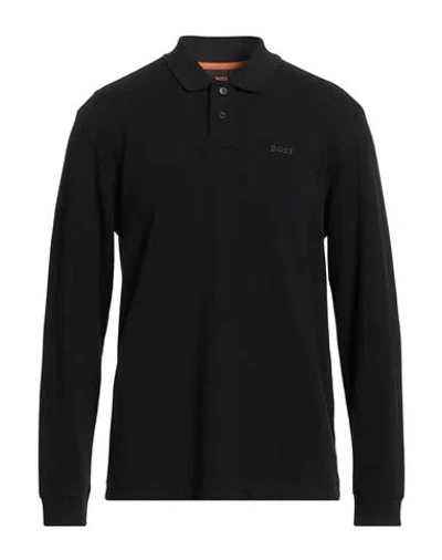 Hugo Boss Boss Man Sweater Black Size Xl Cotton, Polyamide, Elastane