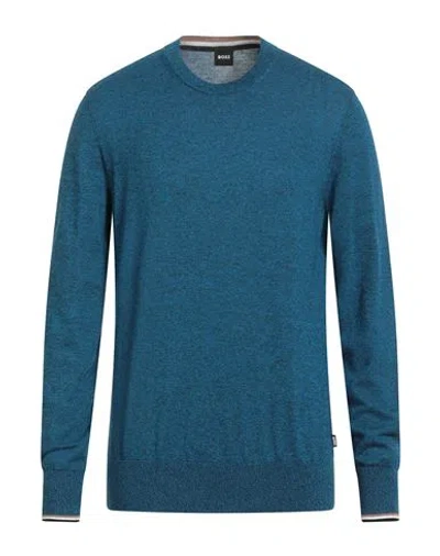 Hugo Boss Boss Man Sweater Blue Size L Cotton