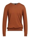 Hugo Boss Boss Man Sweater Brown Size Xxl Virgin Wool